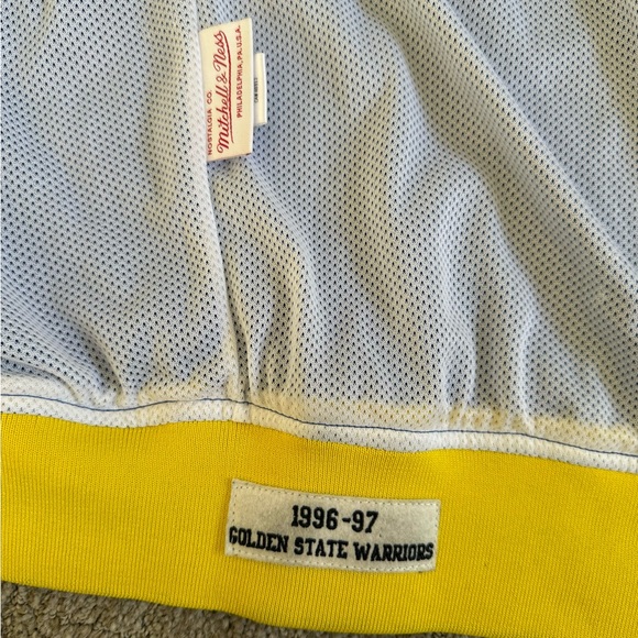 Golden State Warriors Mitchell & Ness Nylon Jacket - Picture 9 of 9